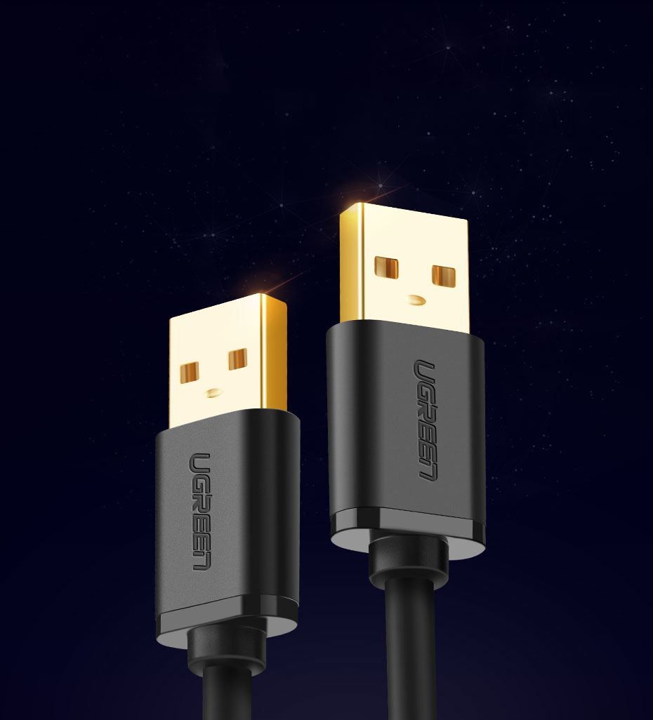 UGREEN US102 USB 2.0 Cable 1m Black