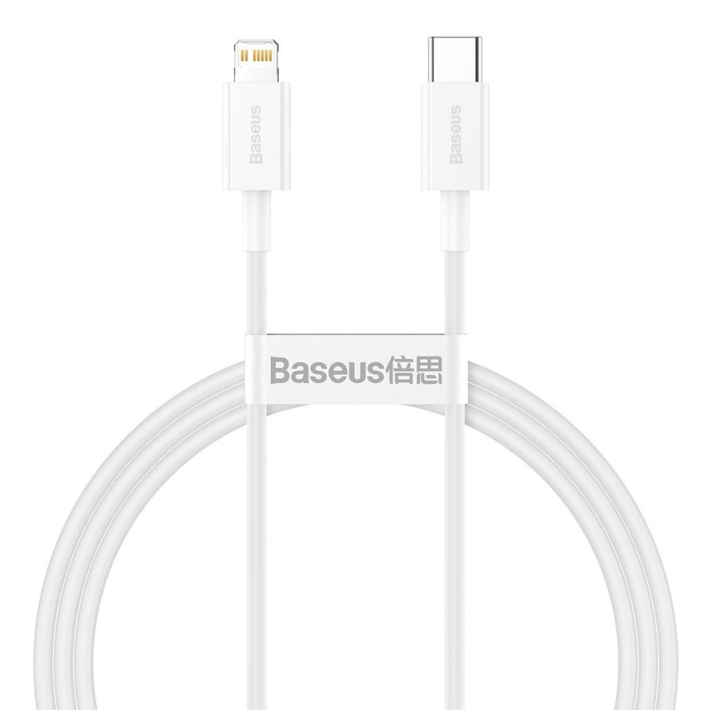 Baseus USB-C to Lightning Cable 1m White