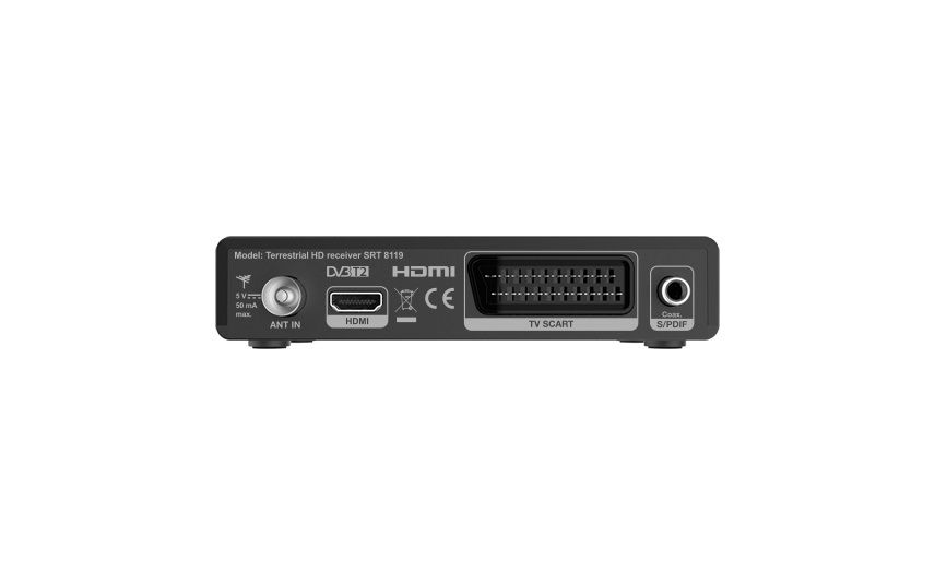 Strong SRT8119 DVB-T2 HEVC/H2.265 földfelszíni digitális beltéri egység
