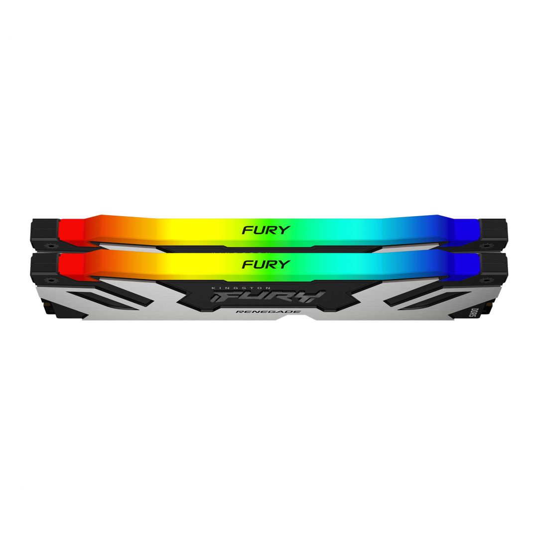 Kingston 96GB DDR5 6400MHz Kit(2x48GB) Fury Renegade RGB Black/Silver