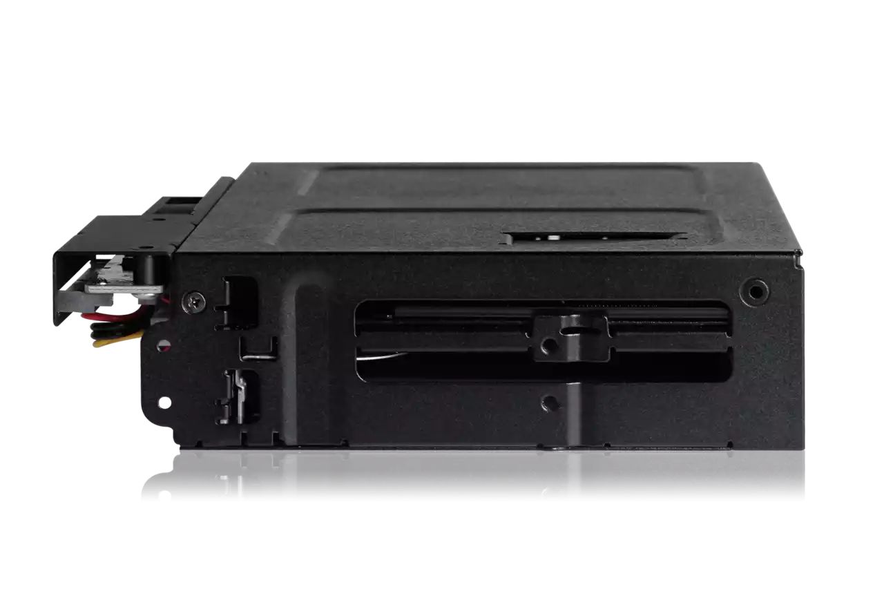 IcyDock ToughArmor MB602SPO-B 2 x 2.5" SAS/SATA SSD/HDD & (Ultra) Slim ODD Backplane Cage for External 5.25" Bay