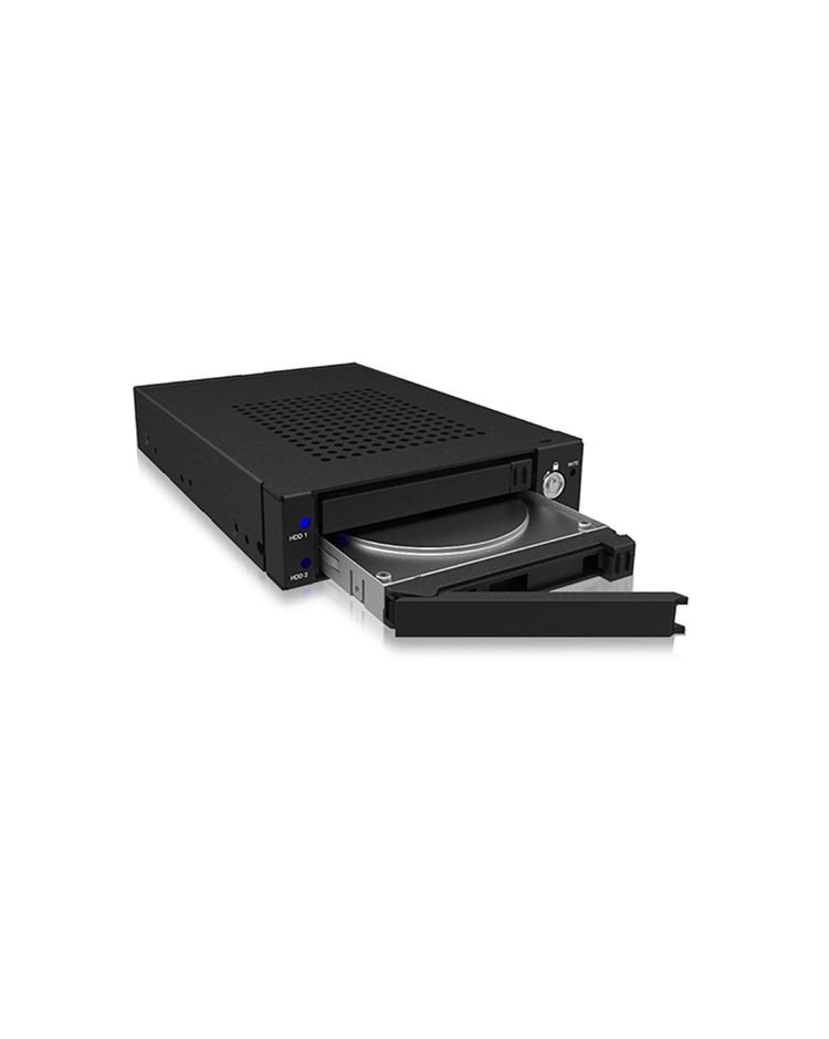 Raidsonic IcyBox IR2771-S3 RAID Backplane for 2x HDD/SSD for 1x 3.5" bay with lock