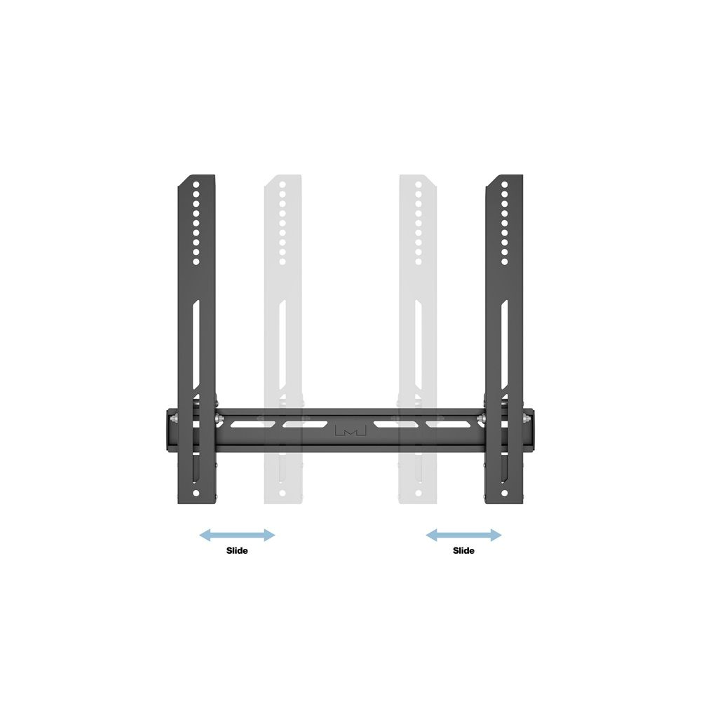 Multibrackets M Universal Wallmount Tilt Air Medium 32"-55" Black