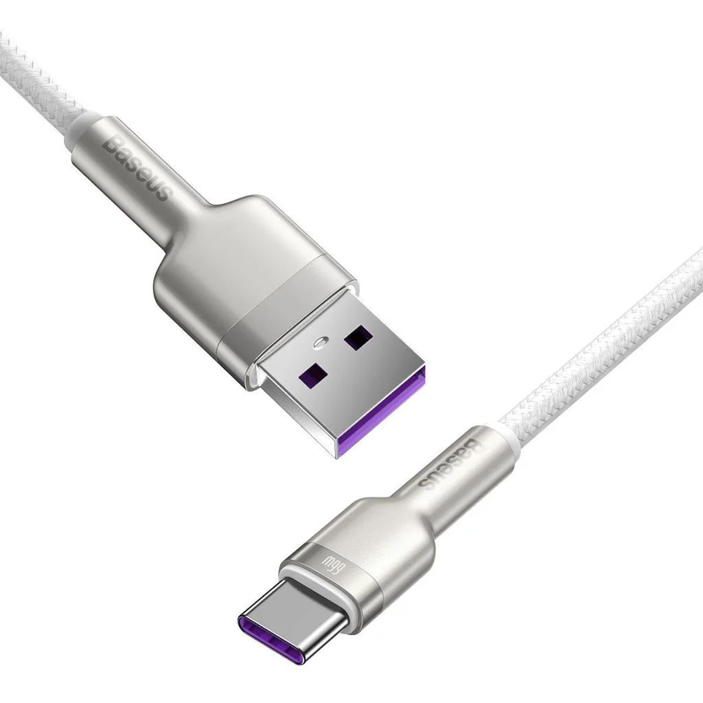 Baseus Cafule USB-A - USB-C Cable 66W 2m White