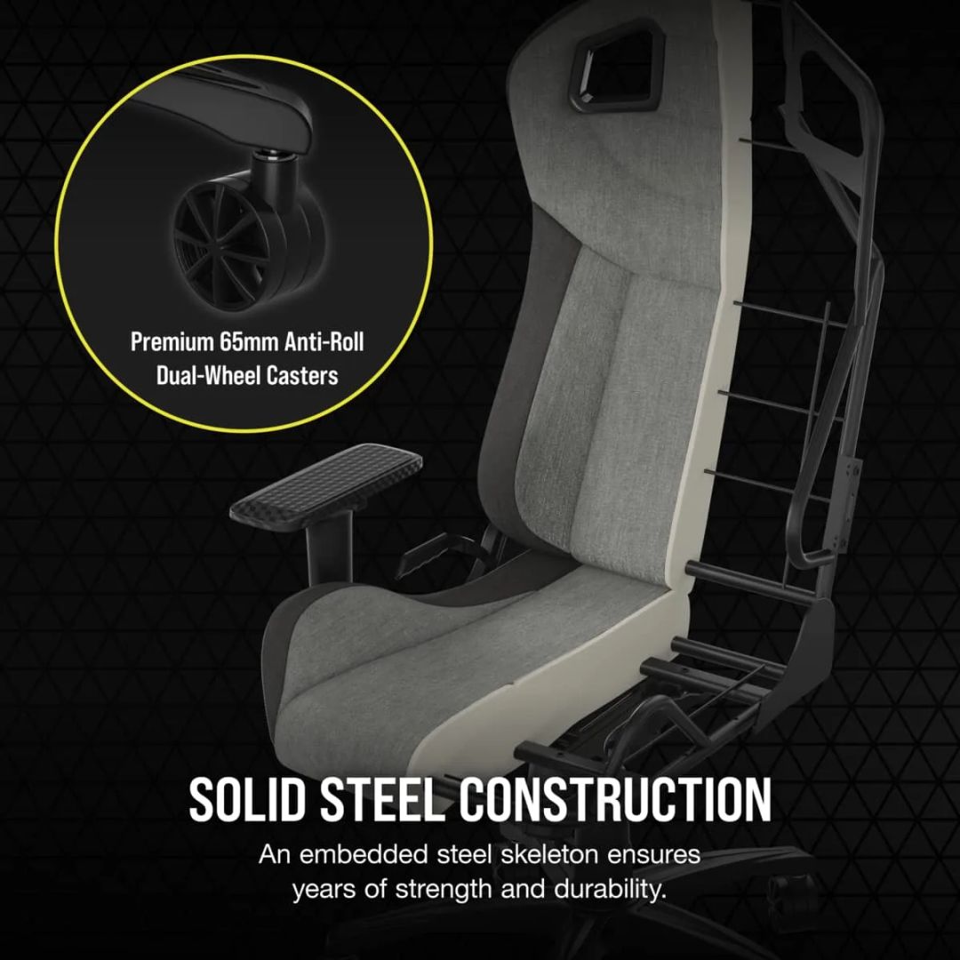 Corsair T3 Rush (2023) Gaming Chair Grey/Charcoal
