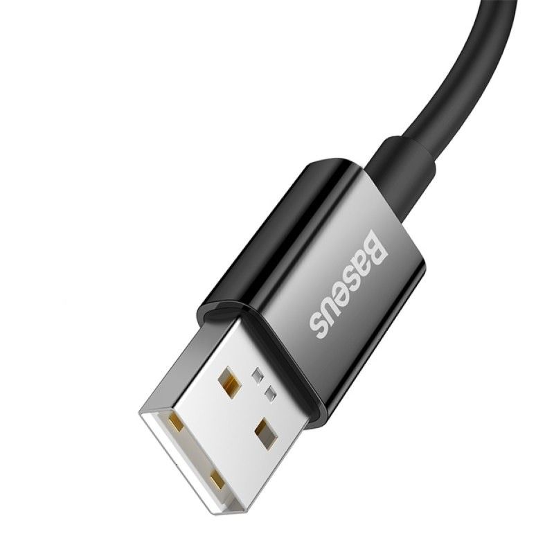 Baseus Superior Supervooc USB-USB-C 65W 1m Black