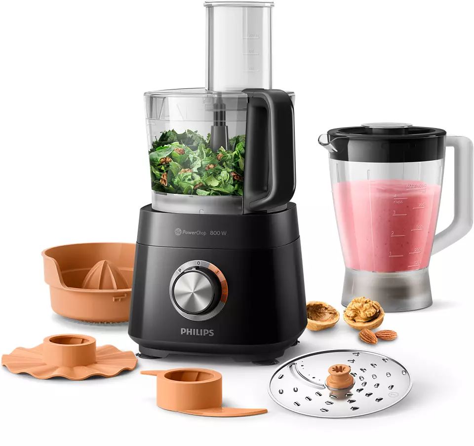 Philips Viva collection HR7530/10 850W Konyhai Robotgép Black