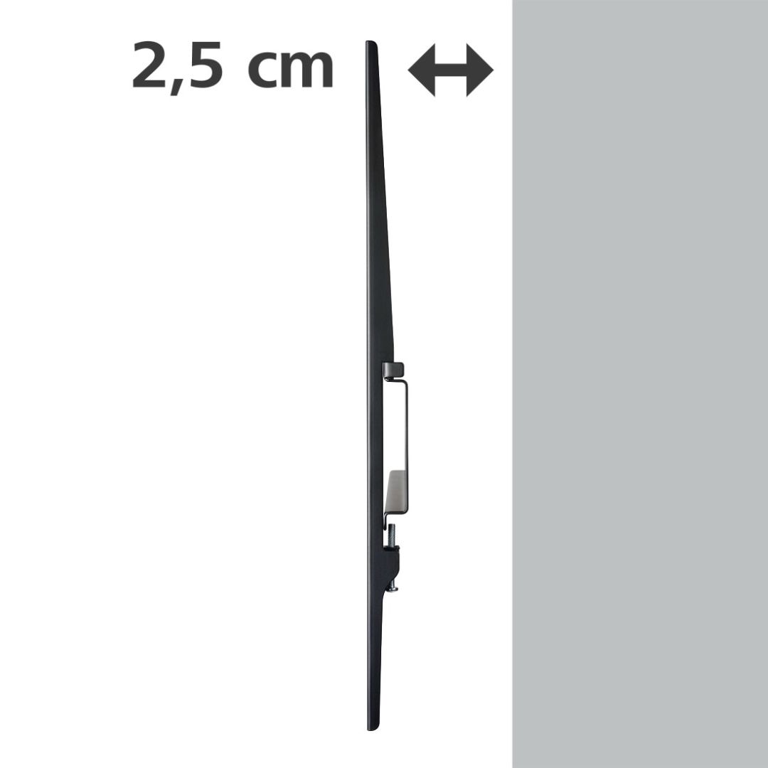Hama FiTV Fali tartó 75" Black