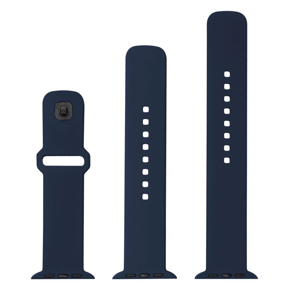 FIXED Silicone Sporty Strap Set for Apple Watch 38/40/41mm Blue