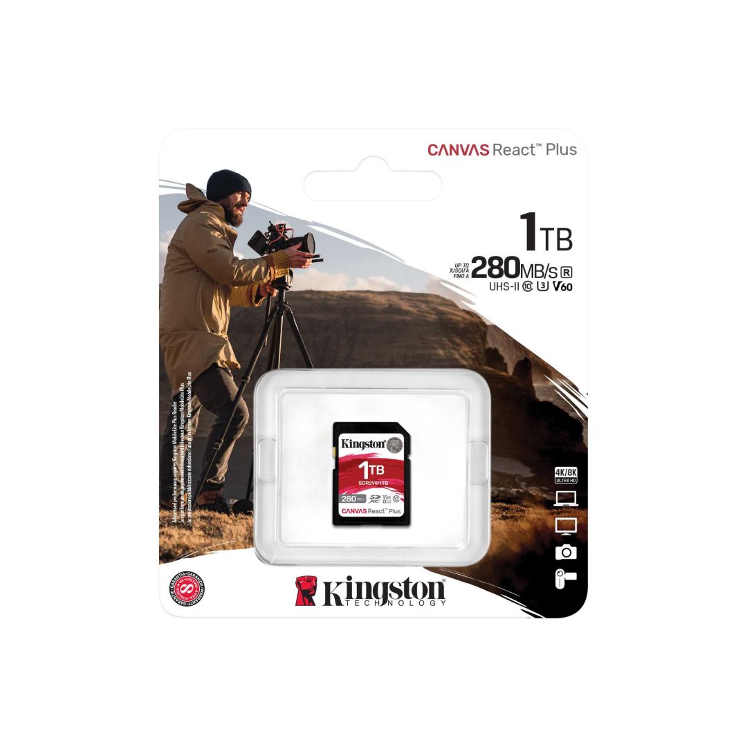 Kingston 1TB SDXC Canvas React Plus