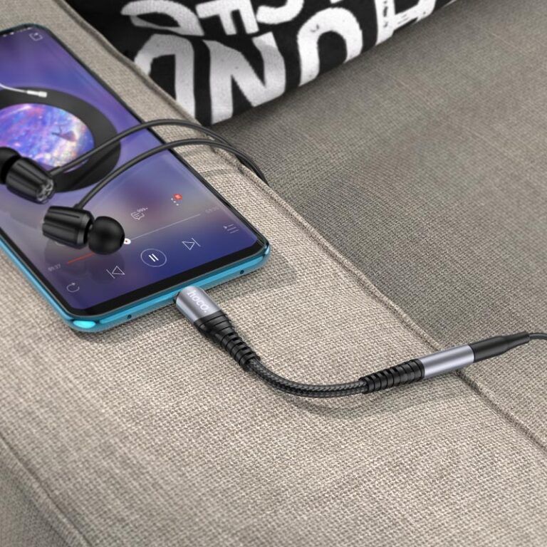 Hoco LS33 USB-C - 3,5mm jack Audio adapter Black