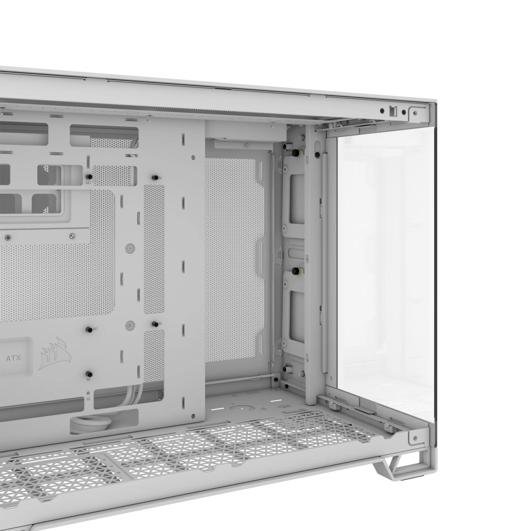 Corsair 2500X Tempered Glass White