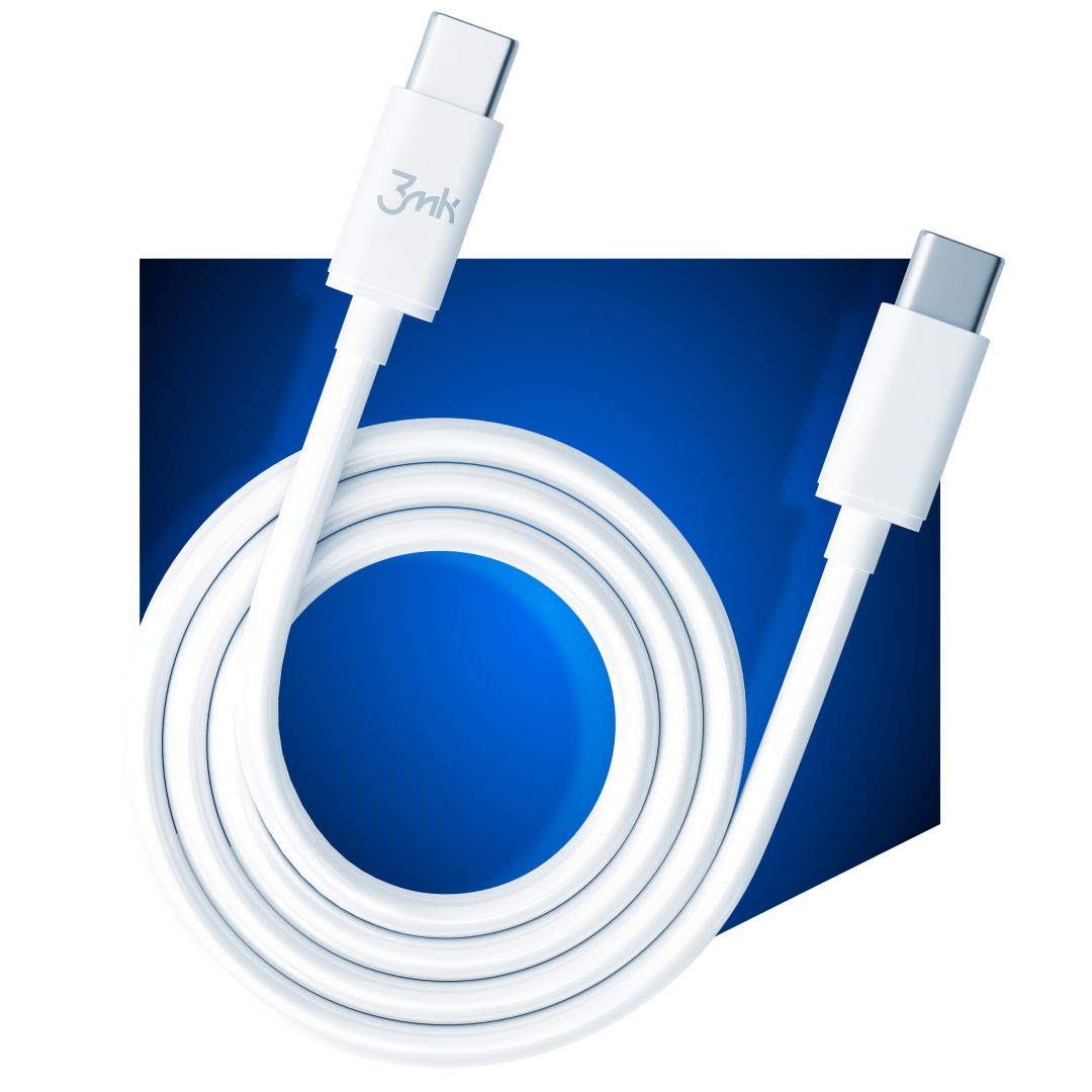 3mk Hyper Cable C to C 100W Cable 2m White