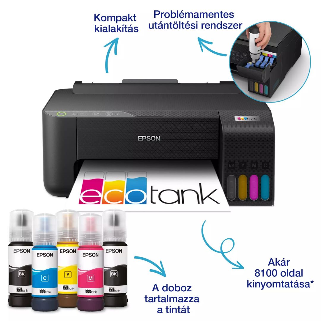 Epson EcoTank L1270 Wireless Tintasugaras Nyomtató