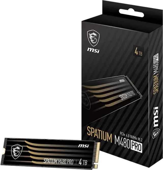 Msi 4TB M.2 2280 NVMe Spatium M480
