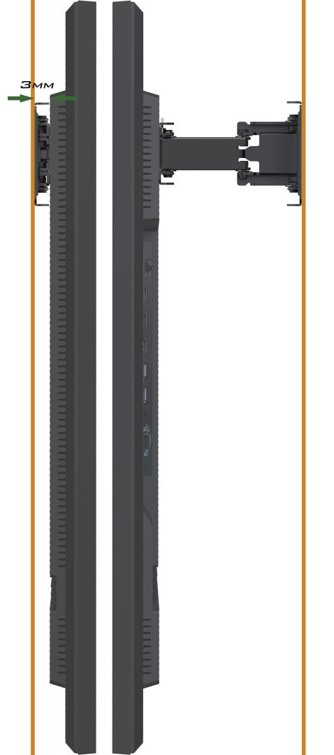 iiyama MD-WM0001 55"-65" Wall mount Black
