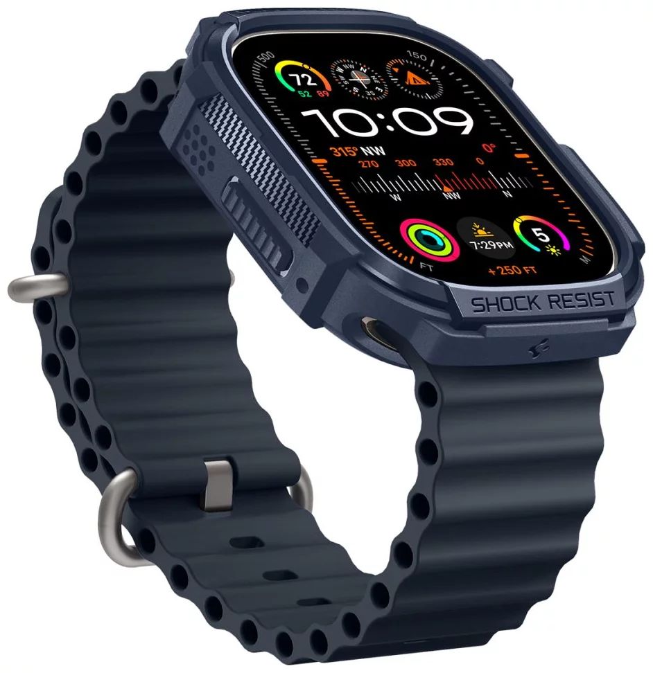 Spigen Rugged Armor Apple Watch Ultra 2/1 49mm Navy Blue