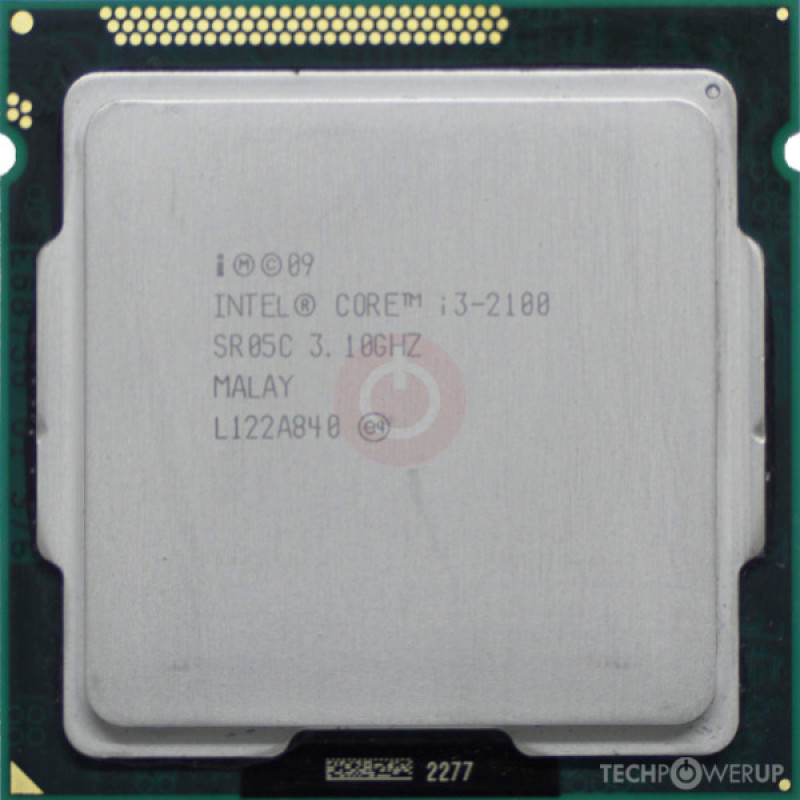 Intel Core i3-2100 Processor 3M Cache, 3.10 GHz TRAY