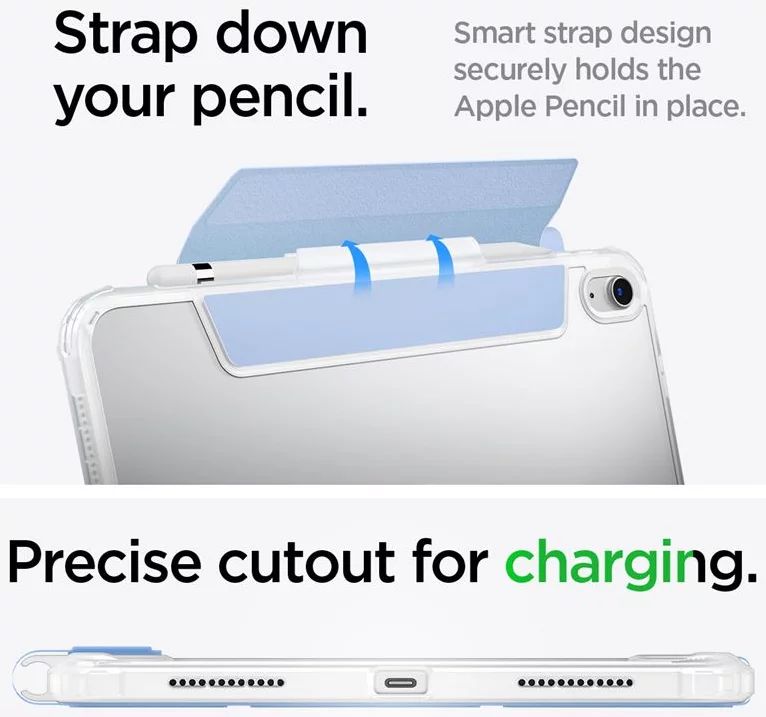 Spigen Ultra Hybrid Pro iPad 10.9" 2022 Cornflower Blue
