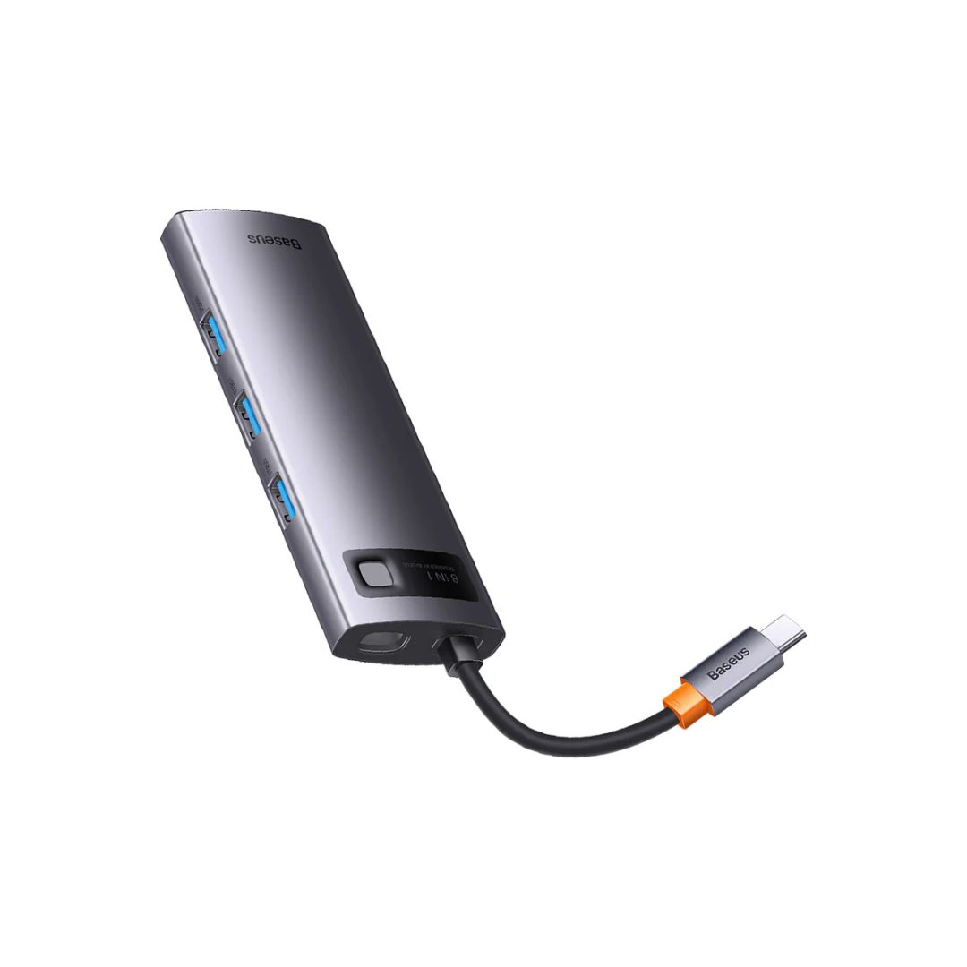 Baseus StarJoy 8in1 USB-C Docking Station Grey