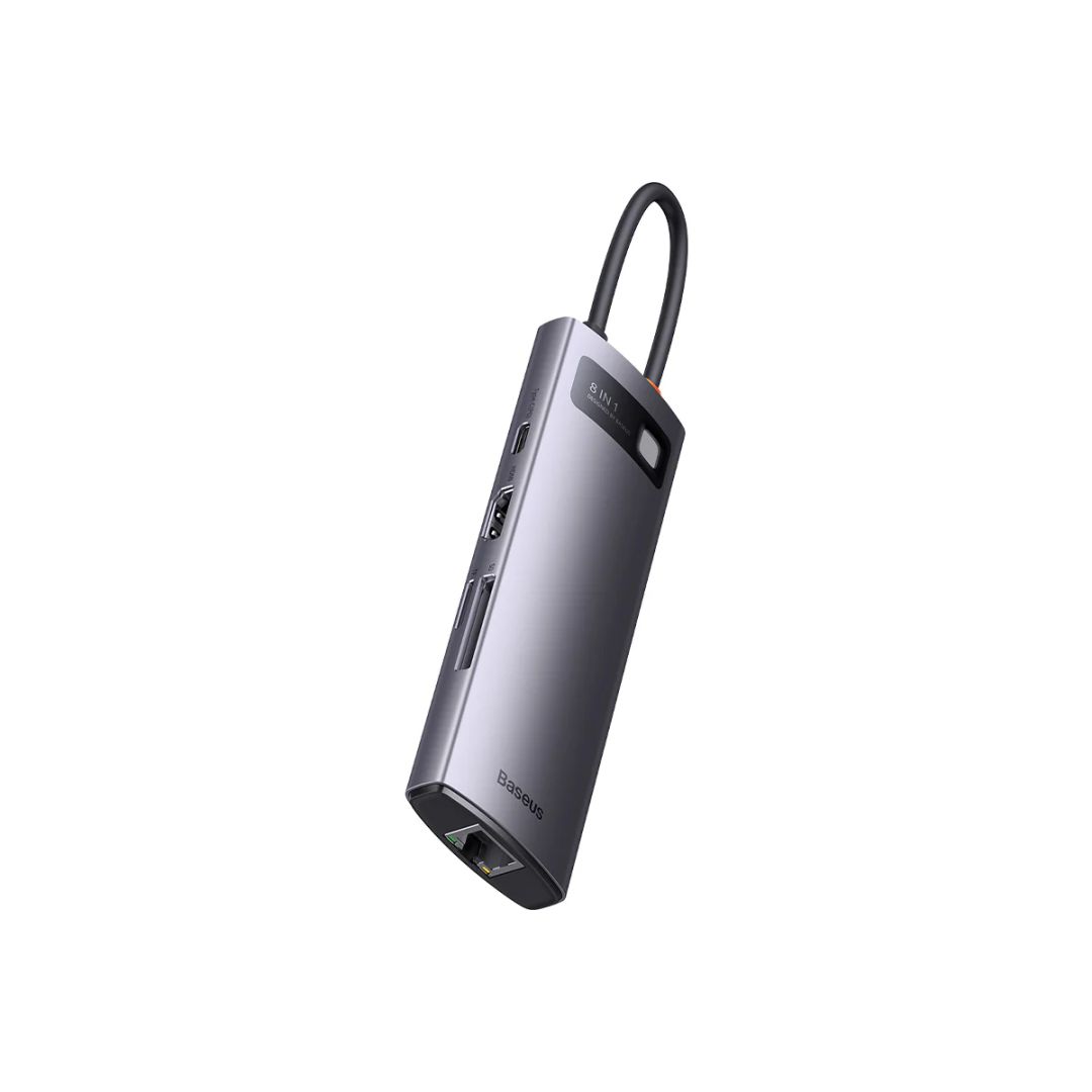 Baseus StarJoy 8in1 USB-C Docking Station Grey