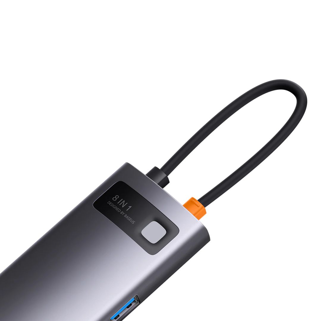 Baseus StarJoy 8in1 USB-C Docking Station Grey