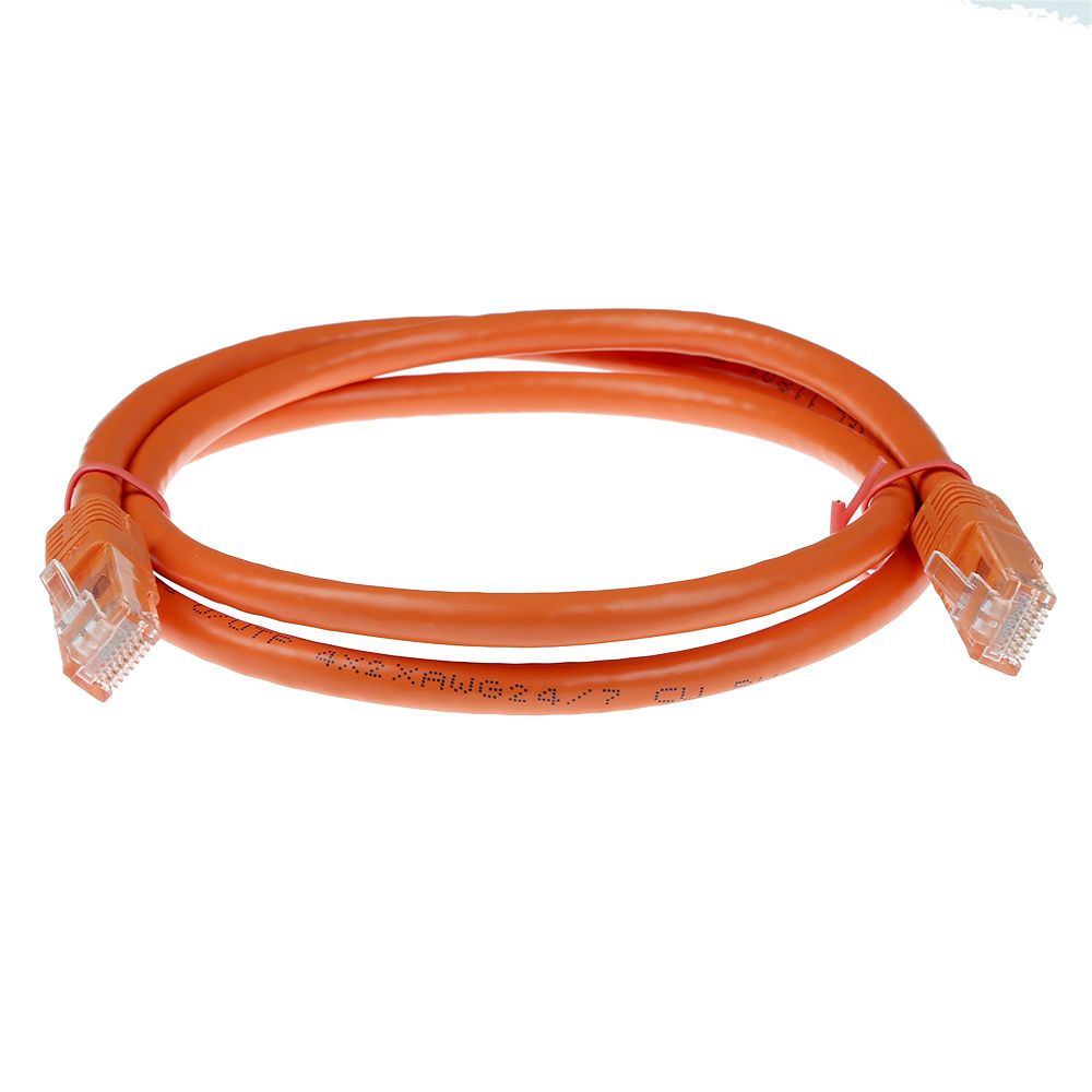 ACT CAT6A U-UTP Patch Cable 5m Orange