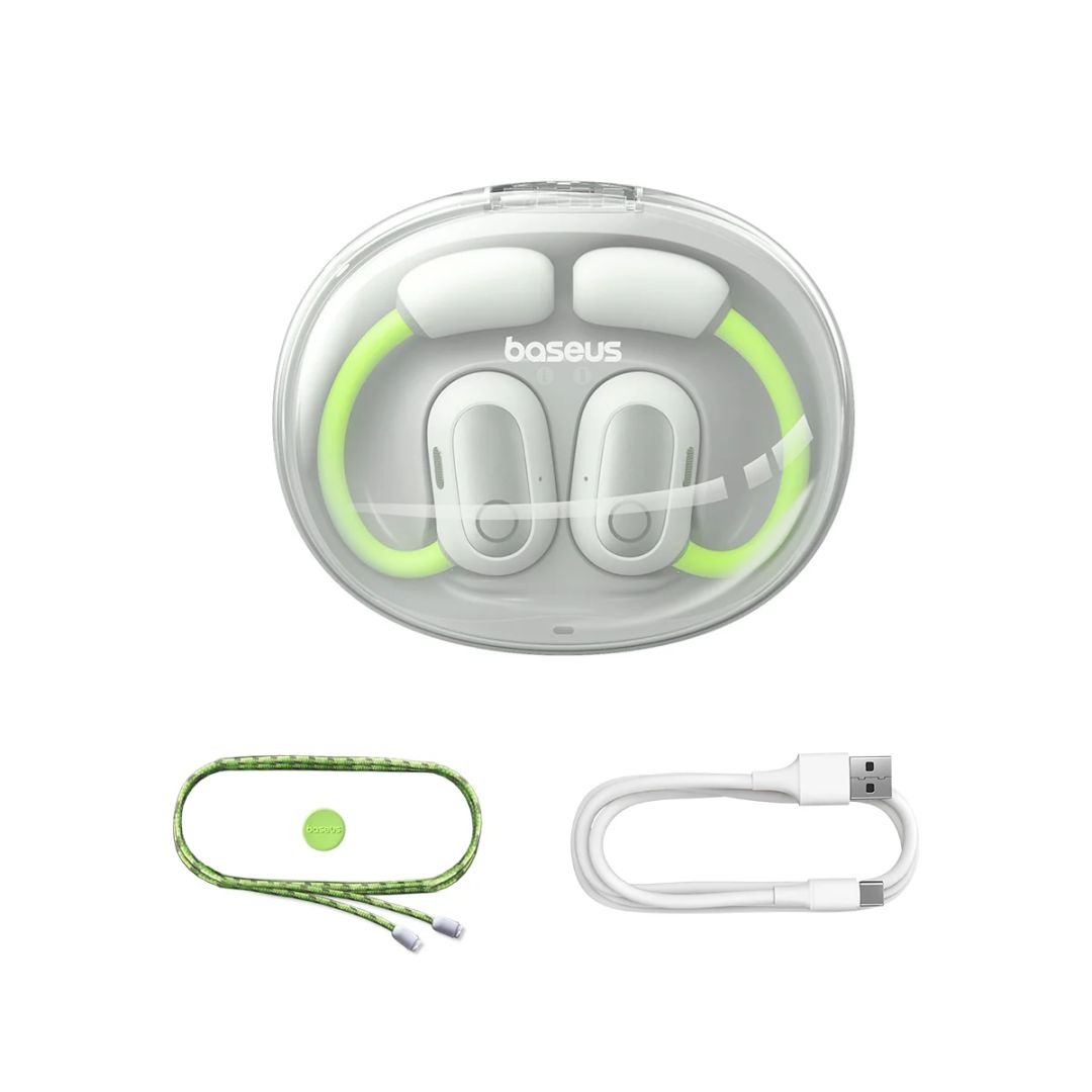 Baseus Eli Sport 1 Open-Ear Bluetooth Headset Green