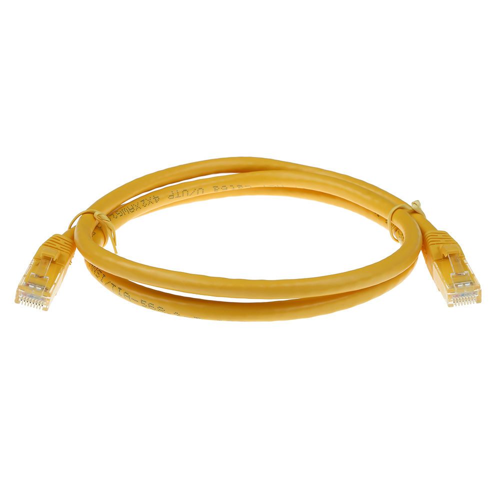 ACT CAT6A U-UTP Patch Cable 3m Yellow