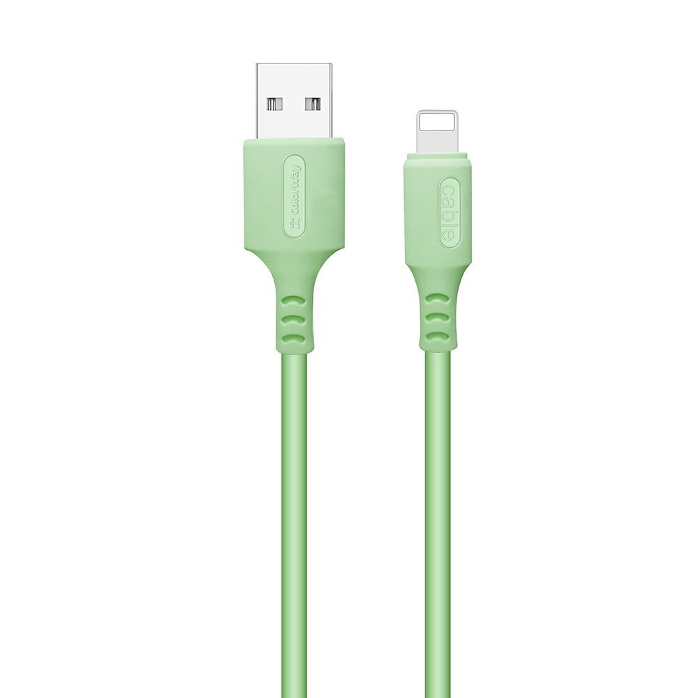 ColorWay USB to Apple Lightning (soft silicone) 2.4A 1m Green