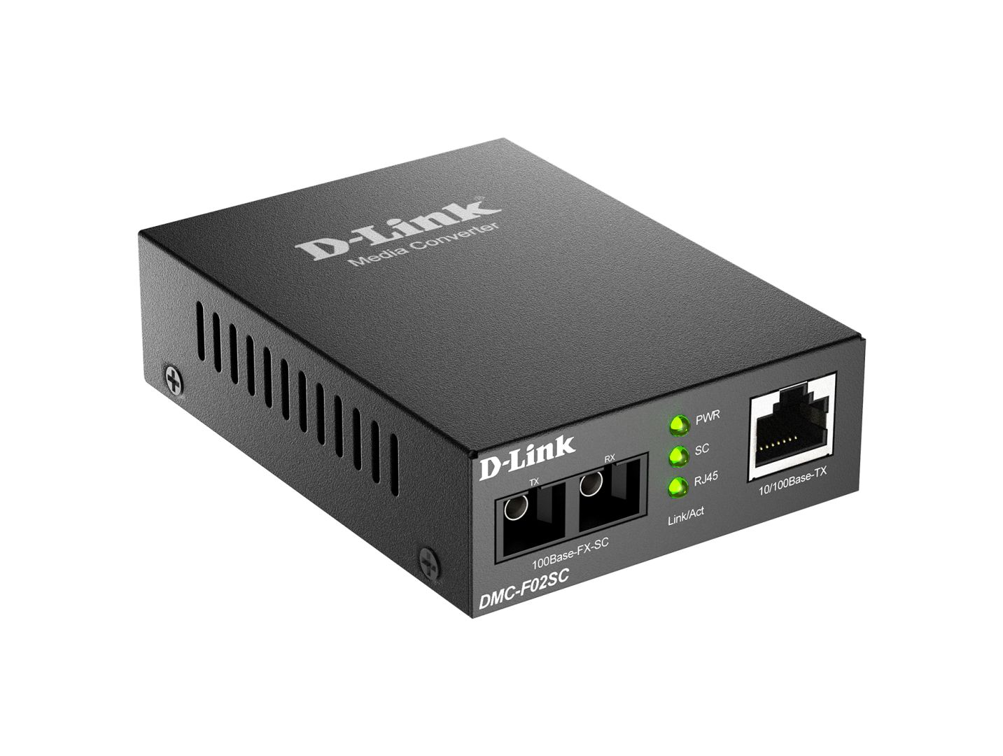D-Link DMC-F02SC 10/100Base-TX to 100Base-FX SC Multi-Mode Media Converter