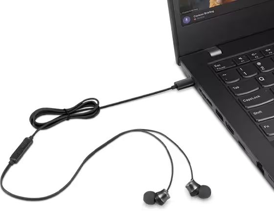 Lenovo USB-C Wired In-Ear Headphone