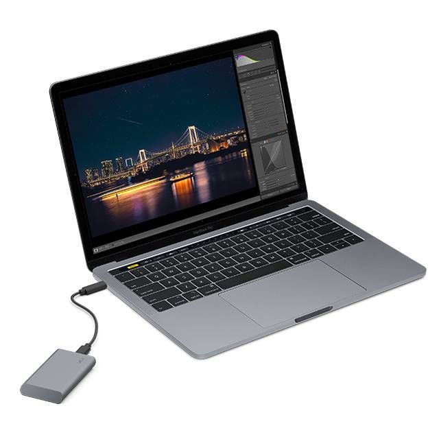 Seagate 2TB USB3.0 Mobile SSD Secure Silver