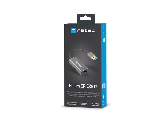 natec Cricket Black