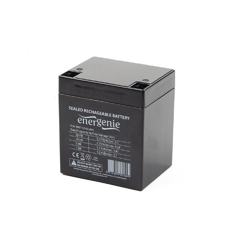 Gembird 12V/4,5Ah szünetmentes akkumulátor 1db/csomag