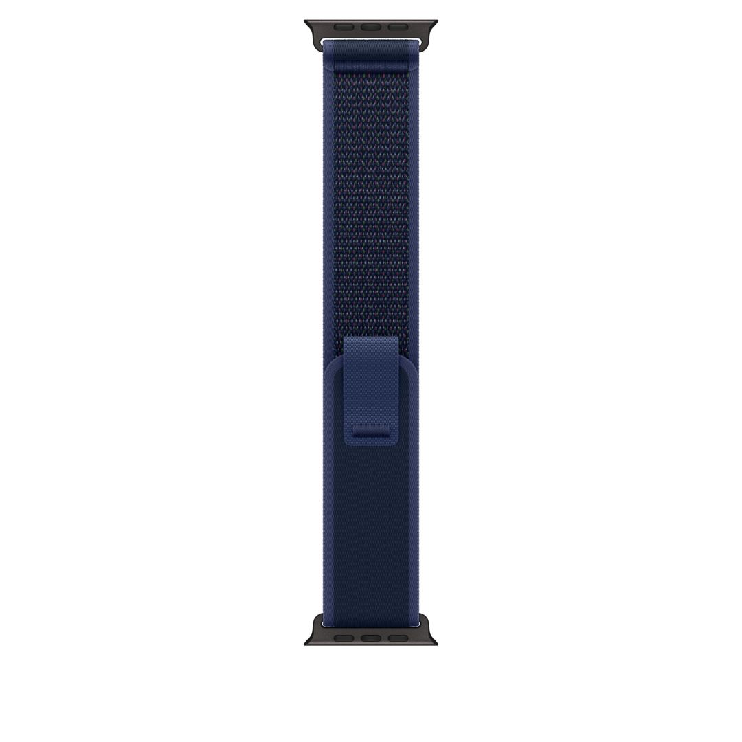 Apple Watch 49mm Trail Loop Blue Black Titanium Finish M/L