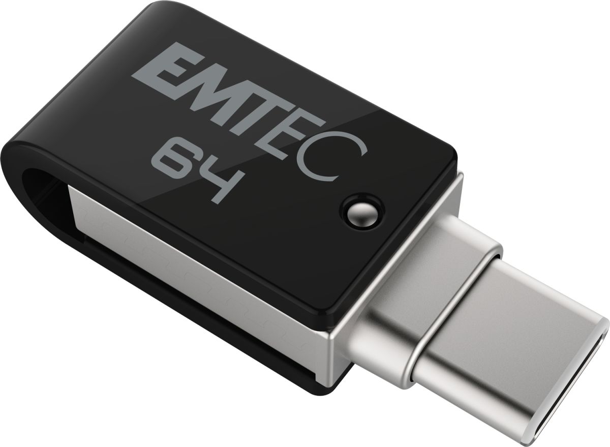 Emtec 64GB T260C Mobile & Go Type-C USB-C Black
