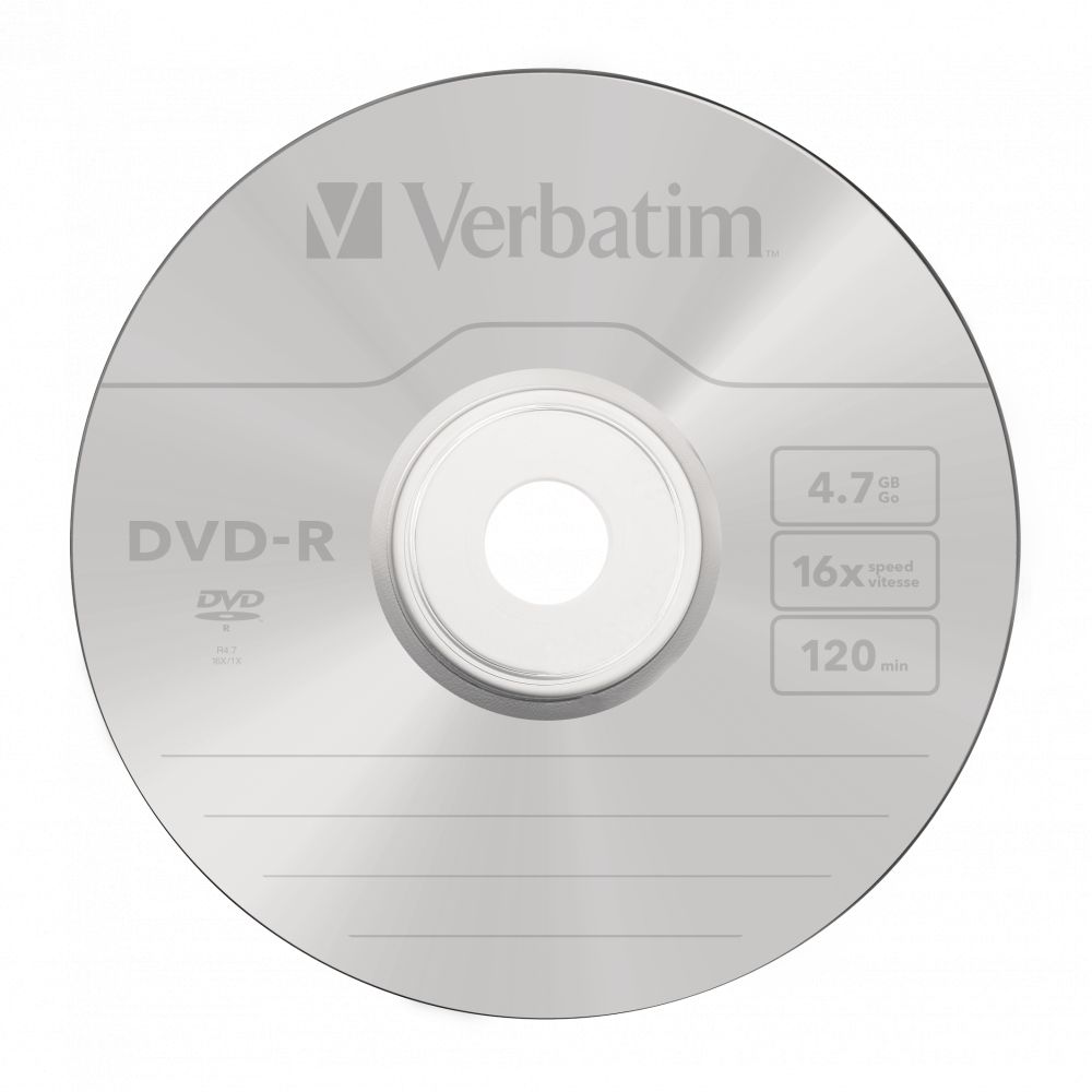 Verbatim DVD-R 4,7Gb 16x Hengeres 25db/csomag (25-ös címke)