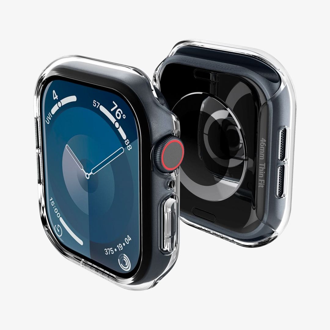 Spigen Thin Fit Apple Watch 10 46mm Crystal Clear