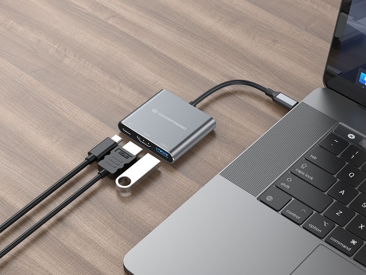 Conceptronic  DONN18G 3-in-1 USB 3.2 Gen 1 Docking Station