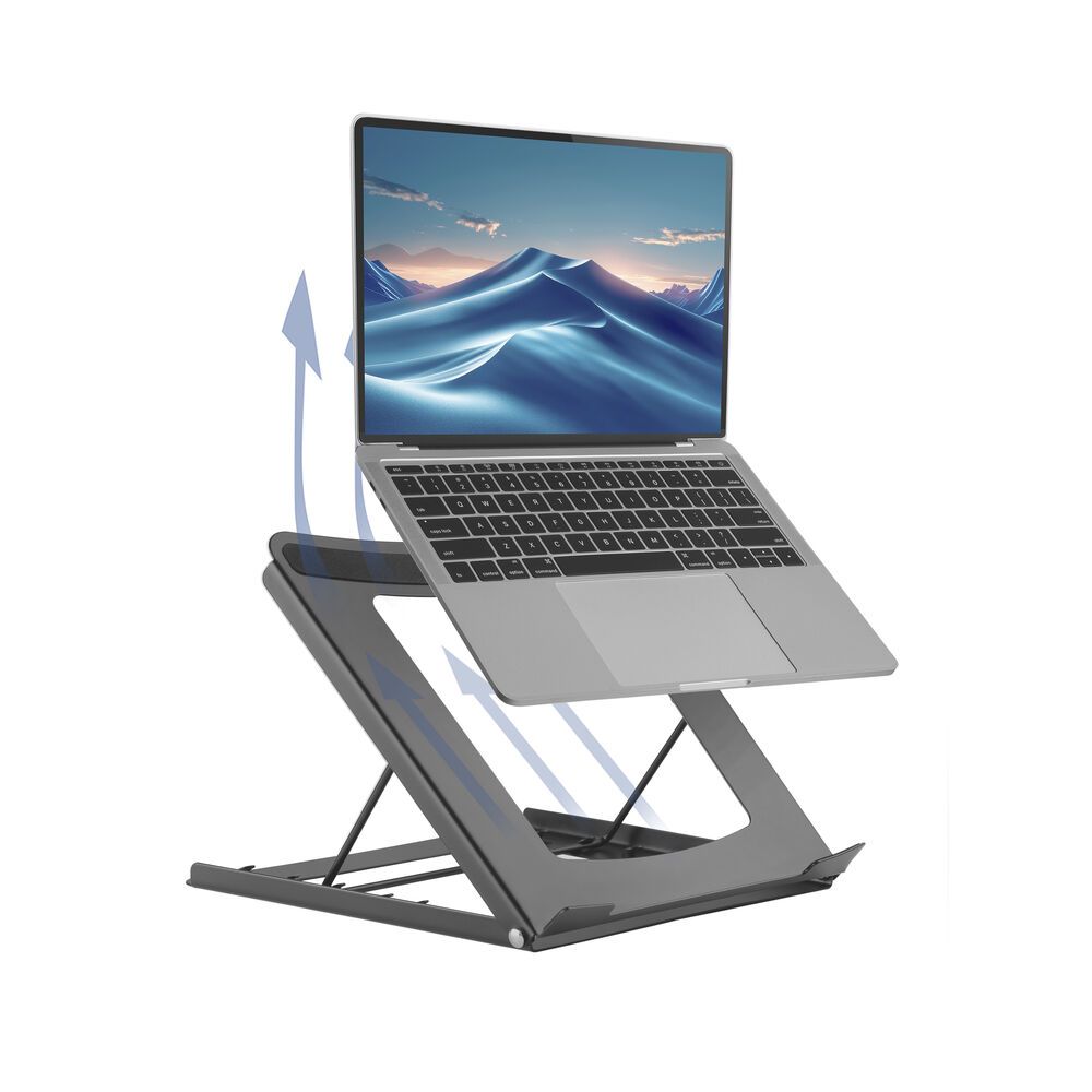 ACT AC8145 Foldable Laptop Stand with 5 Adjustable Height Positions