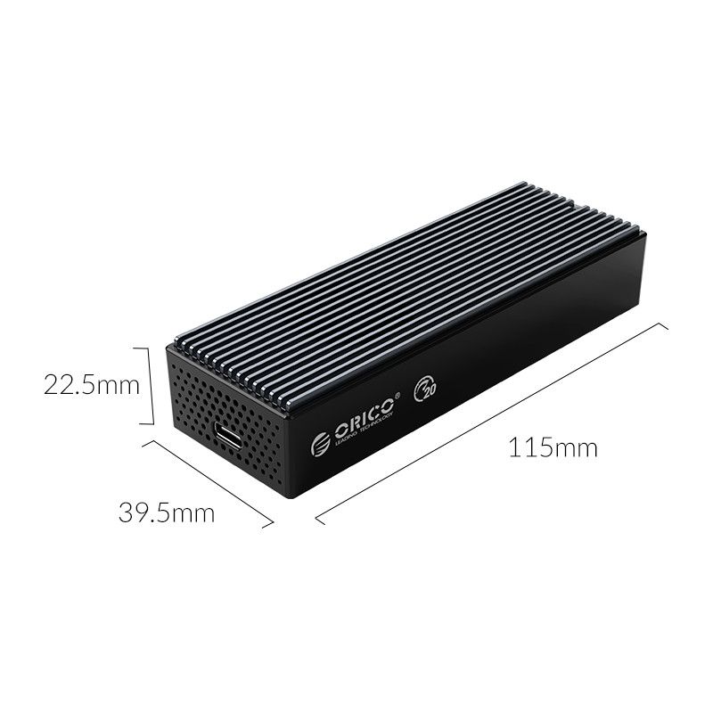 Orico M.2 NVMe SSD Enclosure Black