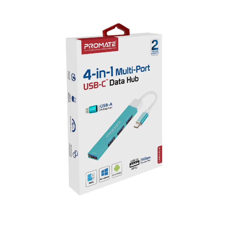 Promate  LiteHub-4 4 Port USB 3.0 HUB