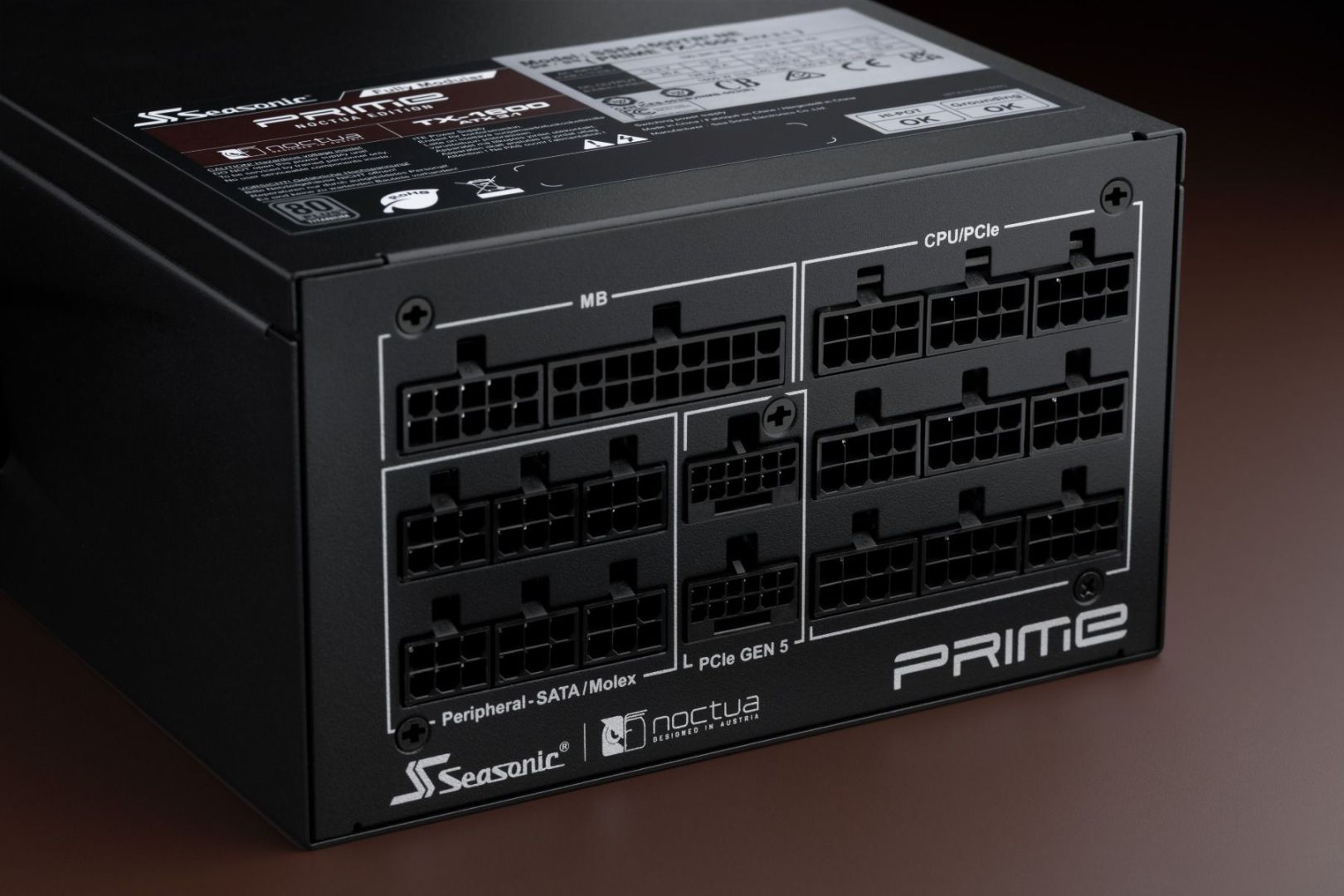 Seasonic 1600W 80+ Titanium Prime TX Noctua Edition
