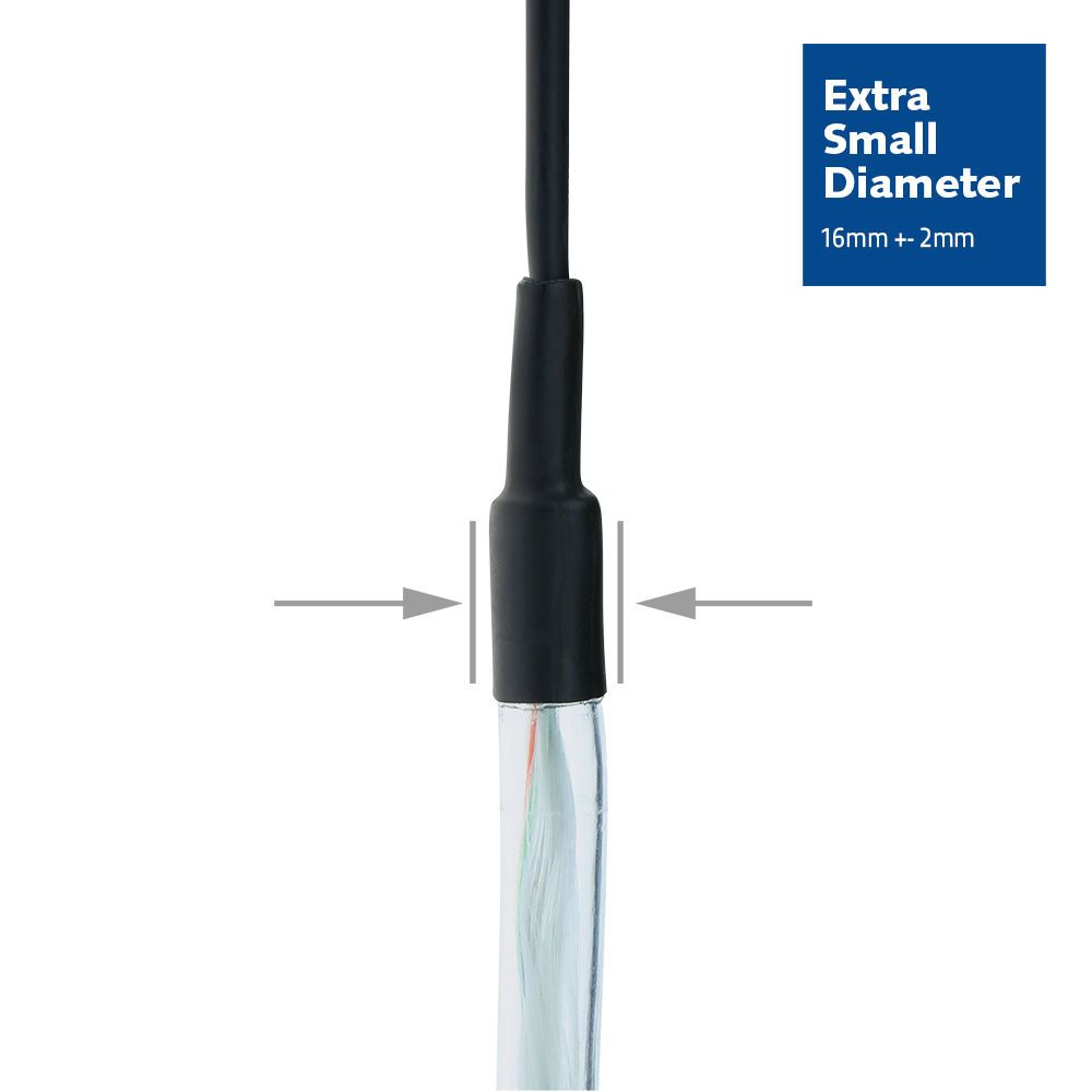 ACT Singlemode 9/125 OS2 indoor/outdoor cable 8 fibers with LC connectors 190m Black