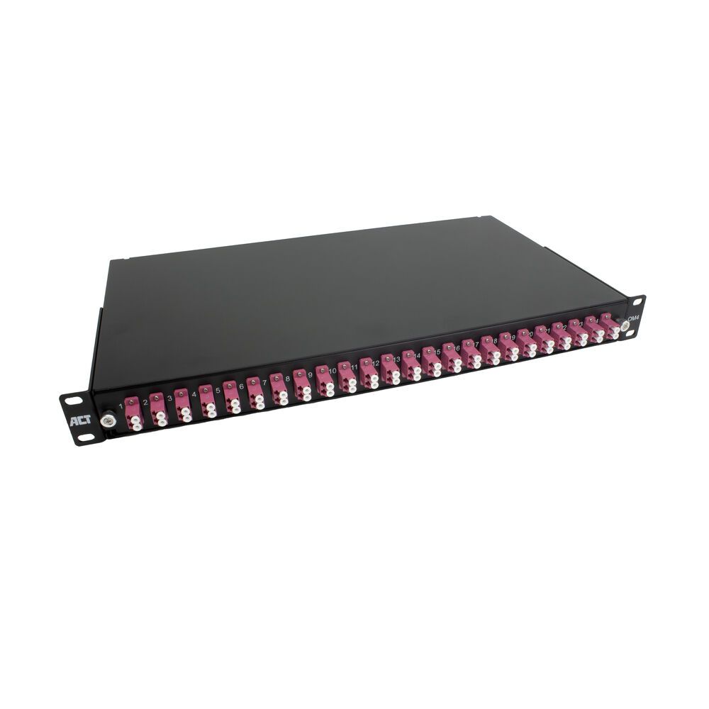 ACT Fiber panel  24 x duplex LC multimode OM4