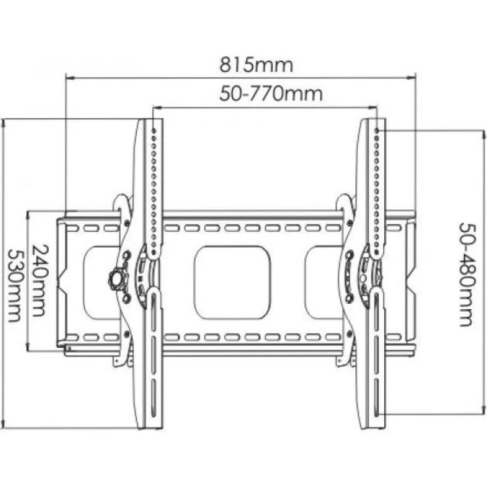 TECHLY  Wall Bracket 32"-60" Black