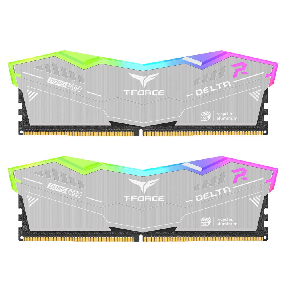 TeamGroup 32GB DDR5 6400MHz Kit(2x16GB) Delta RGB Silver