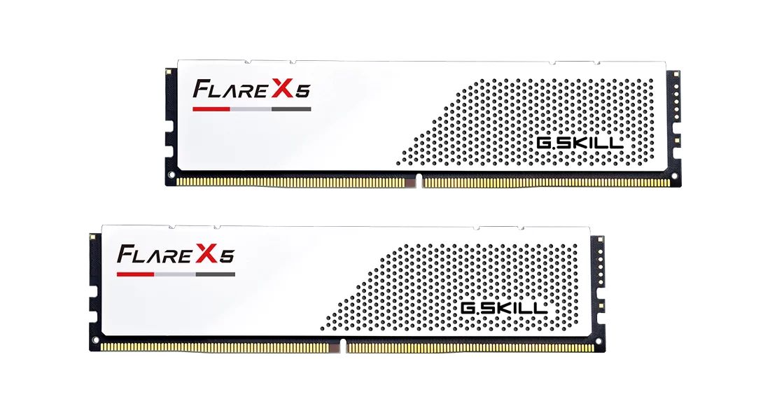 G.SKILL 64GB DDR5 6000MHz Kit(2x32GB) Flare X5 White