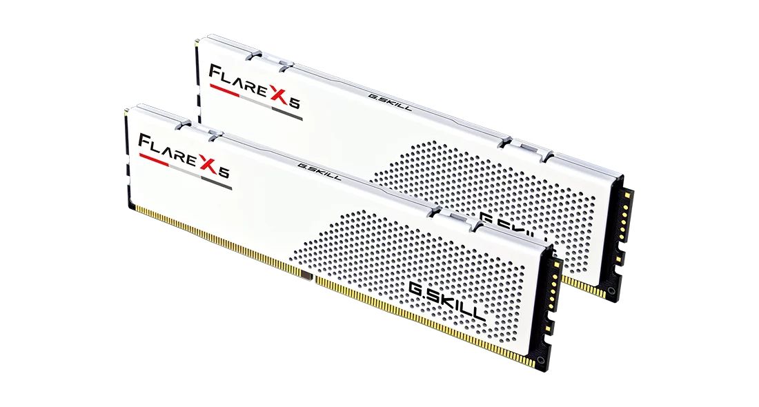 G.SKILL 64GB DDR5 6000MHz Kit(2x32GB) Flare X5 White